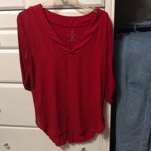 New York and Company medium red tunic
